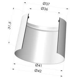 Ventouse Plate Série 7 Ø 42MM