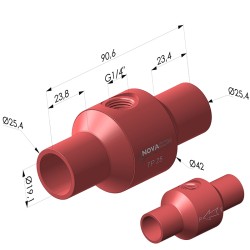 Venturi Transport Pneumatique Série TP - Øint 19.1MM