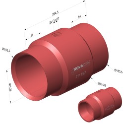 Venturi Transport Pneumatique Série TP - Øint 108MM