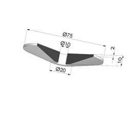 Coupelle Série COUP Ø 75MM