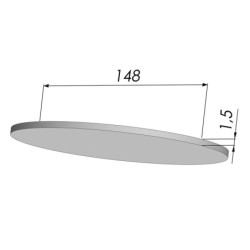 Filtre Blanc Série FIB Ø 148MM