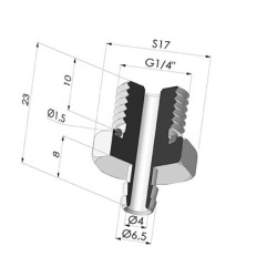 Insert Démontable Mâle G1/4"