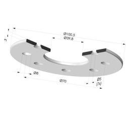 Disque pour Insert 9TTG12A - Alu