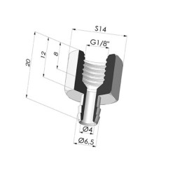 Insert Démontable Femelle G1/8"