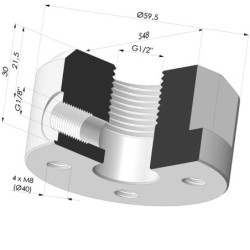 Insert Démontable Femelle 1/2G
