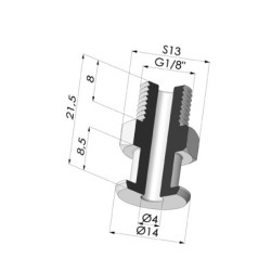Insert Démontable Mâle 1/8G