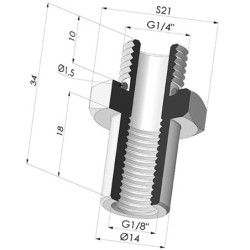 Insert Serti Mâle G1/4"