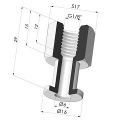Insert Serti Femelle G1/8"