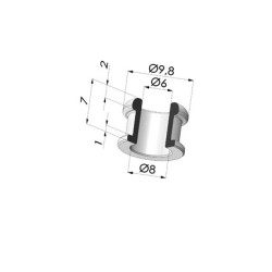 Rivet pour Insert 9M18A - Aluminium