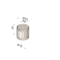 Cartouche pour Filtre FV 05 14 - Øext 35MM