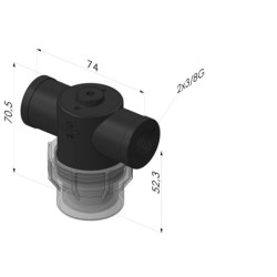 Filtre cuve plastique série FV PI - Filtration 5µm