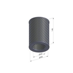 Cartouche pour Filtre FVA 2 - Øext 100MM