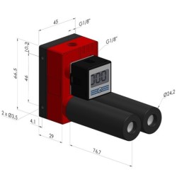 Venturi Multiestágio VME-1 24 - 80% Vácuo