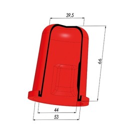 Membrane - Øext 53MM - Øint 44MM - H 66MM