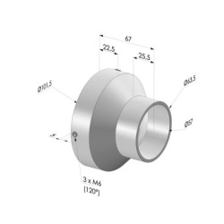 Réduction pour amplificateur d'air AA 025