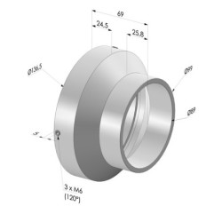 Réduction pour amplificateur d'air AA 030