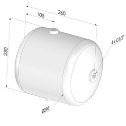 Réserve de vide série RDV - 7 litres