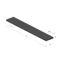 Bande mousse pour CVM 130x800