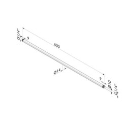 Rallonge de soufflette SF -- G -- en aluminium