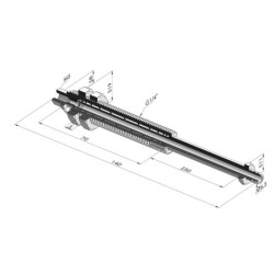 Ens. Ressort Série ER M5 - Z 50MM - Anti rotation avec canule