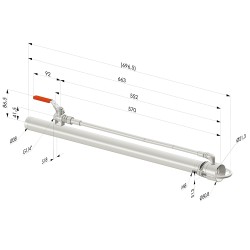 Canne d'Aspiration Série CANDAS - Inox 316L