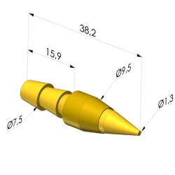 Buse de Soufflage à Jet Rond Série BS - Canule