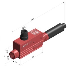 Venturi de estágio único Série VCR-2 - 85% de vácuo