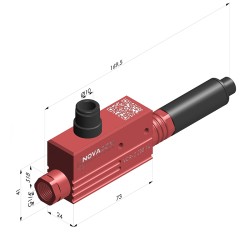 Venturi de estágio único Série VCR-2 - 85% de vácuo