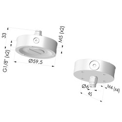 Ventouse à effet Bernoulli - Ø 59,5 mm