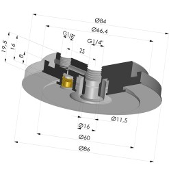 Insert pour ventouse 6S 130