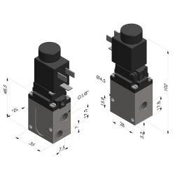Vanne à Air Comprimé Série AF - 1/8G