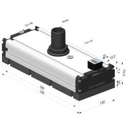 Caisson à vide avec canule et bande mousse - 130x300 - Série CVM SV Édition